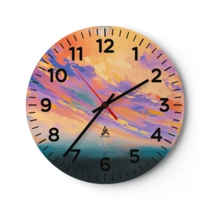 Nástenné hodiny - Sila príťažlivosti - 40x40 cm