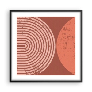 Plagát v čiernom ráme - Blízky vzťah - 50x50 cm