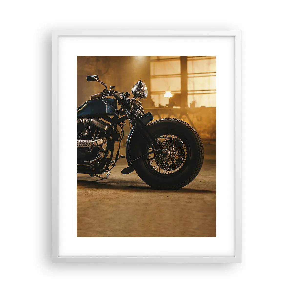 Plagát v bielom ráme - Môžem všetko - 40x50 cm