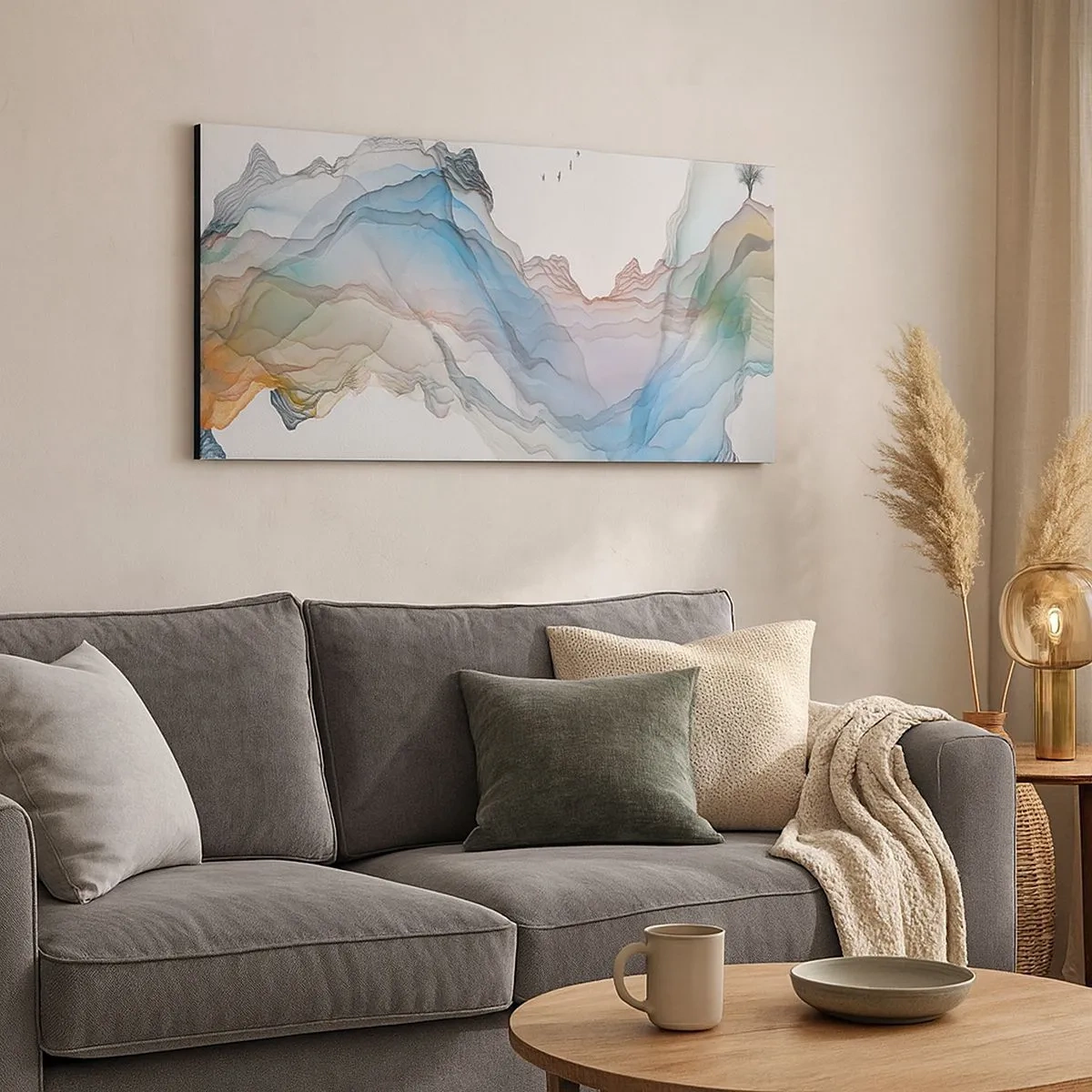 Obraz na plátne - Ku krištáľovým horám - 100x40 cm