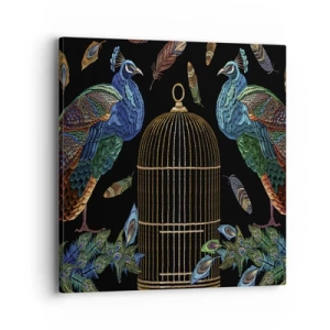 Obraz na plátne - V kráľovskom rúchu - 40x40 cm