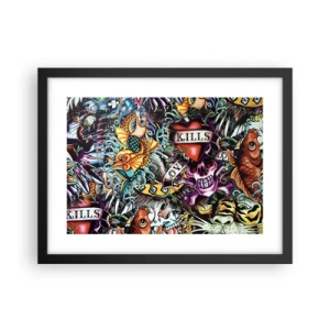 Plagát v čiernom ráme - Sen tatéra - 40x30 cm