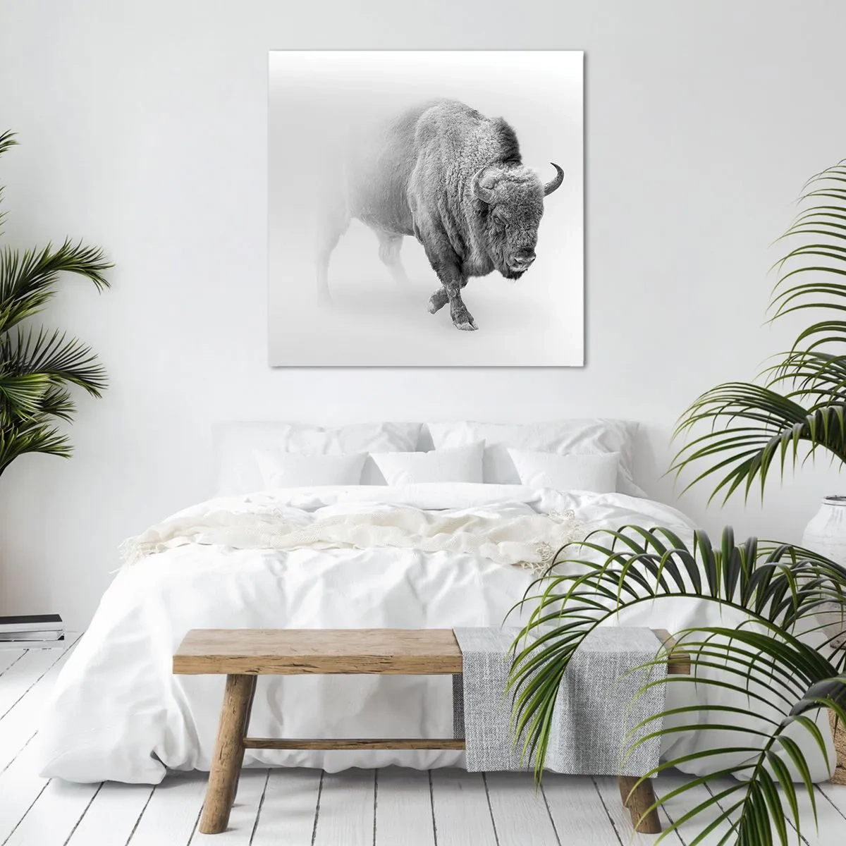 Obraz na plátne - Kráľ prérie - 30x30 cm