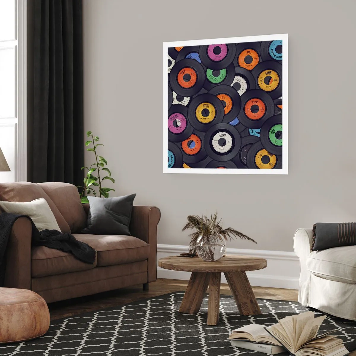 Plagát - Farby klasiky - 60x60 cm