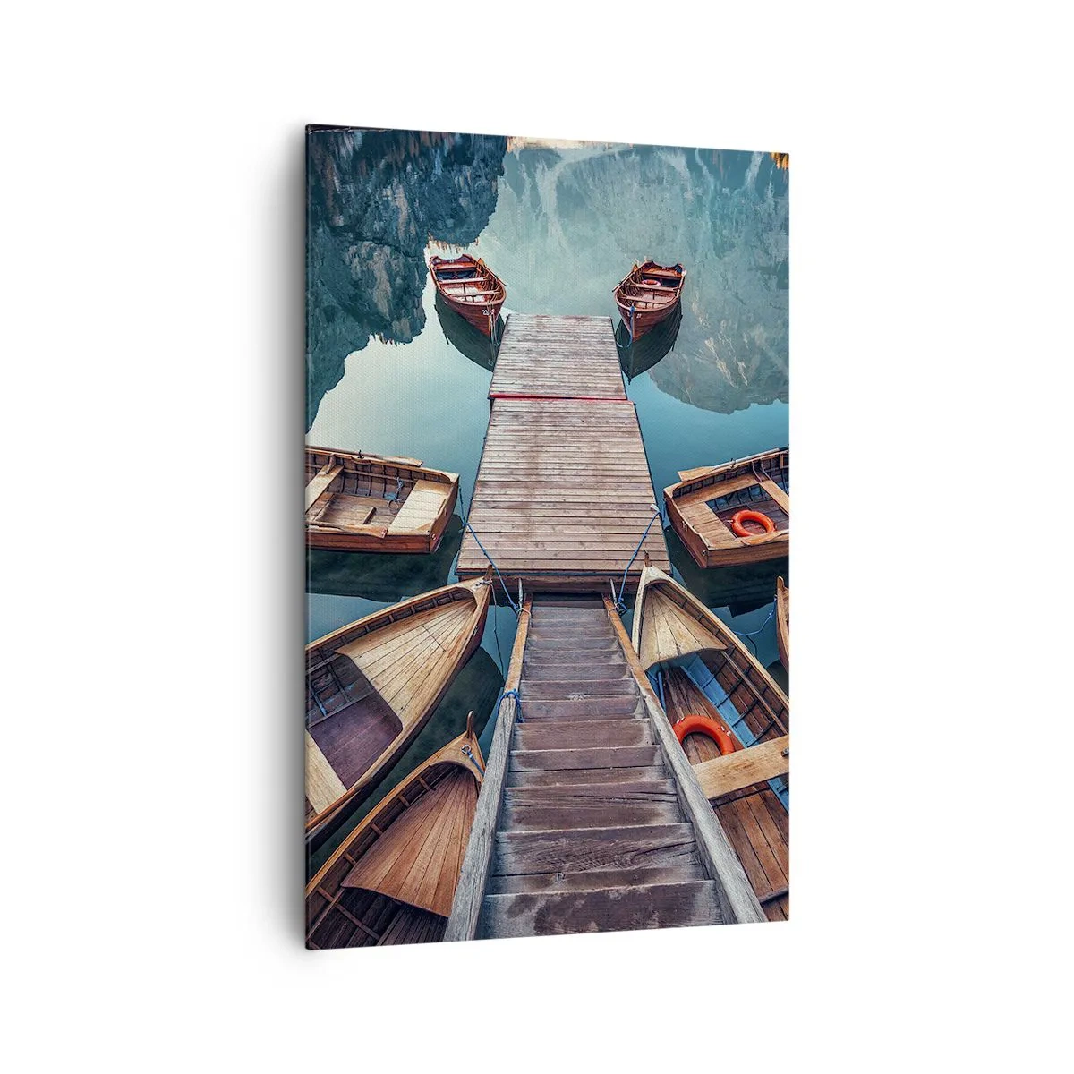 Obraz na plátne - Čakám v prístave - 80x120 cm