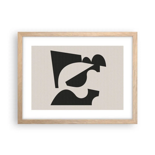 Plagát v ráme zo svetlého duba - Na samostatné ukladanie - 40x30 cm