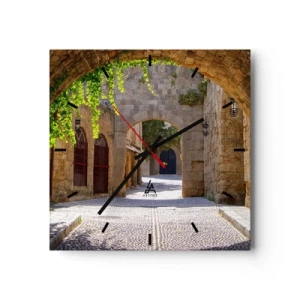 Nástenné hodiny - Čoskoro sa objaví družina - 40x40 cm