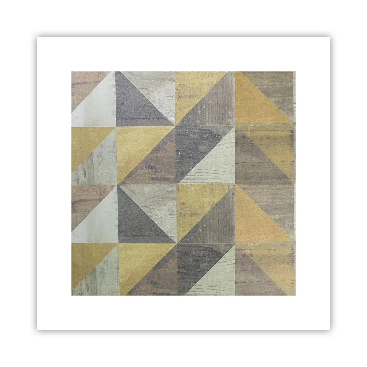 Plagát - V uhle trojuholníka - 30x30 cm