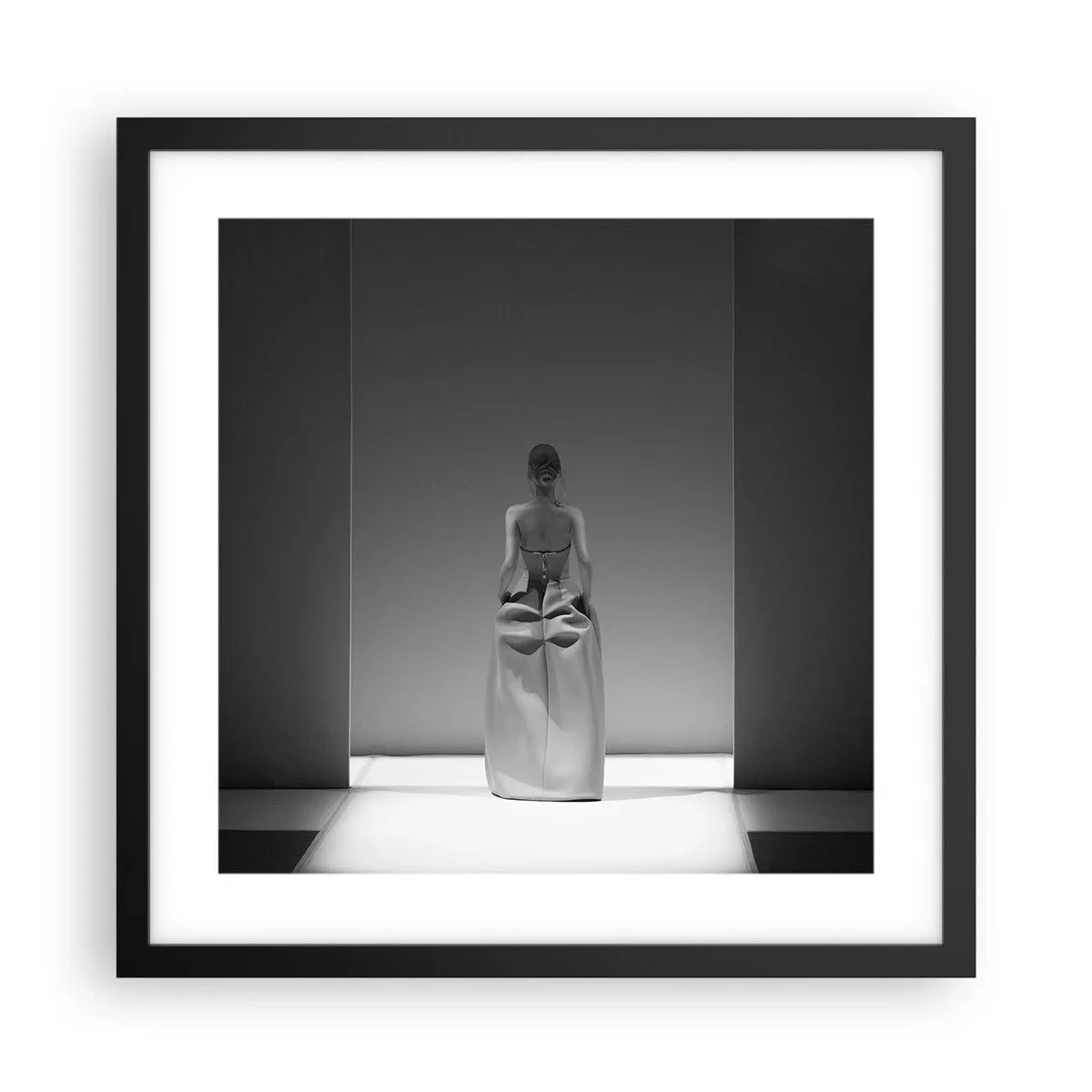 Plagát v čiernom ráme - Rafinovaná jednoduchosť - 40x40 cm