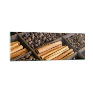 Obraz na skle - Pokladnice vôní - 90x30 cm