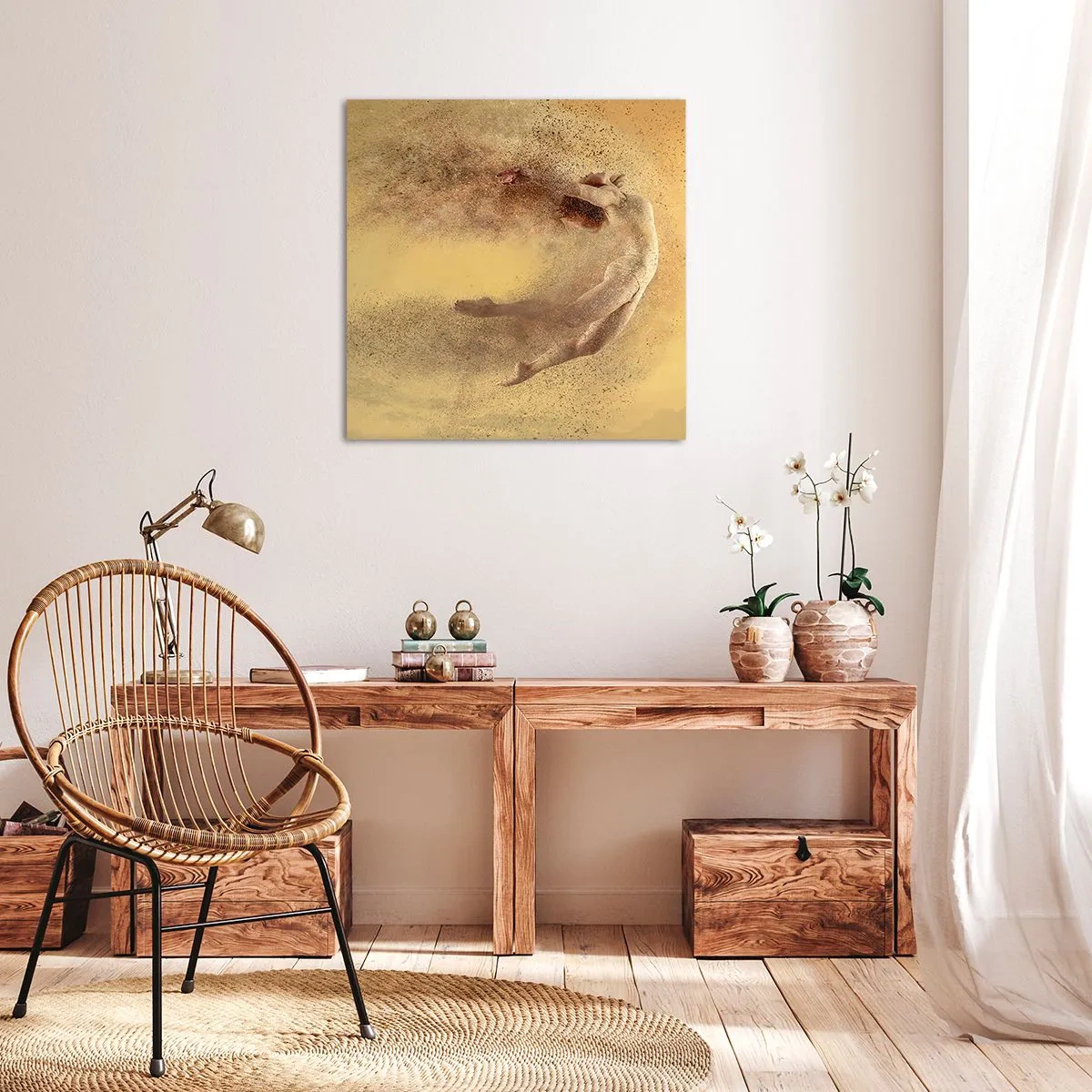 Obraz na plátne - V tanečnom vytržení - 60x60 cm