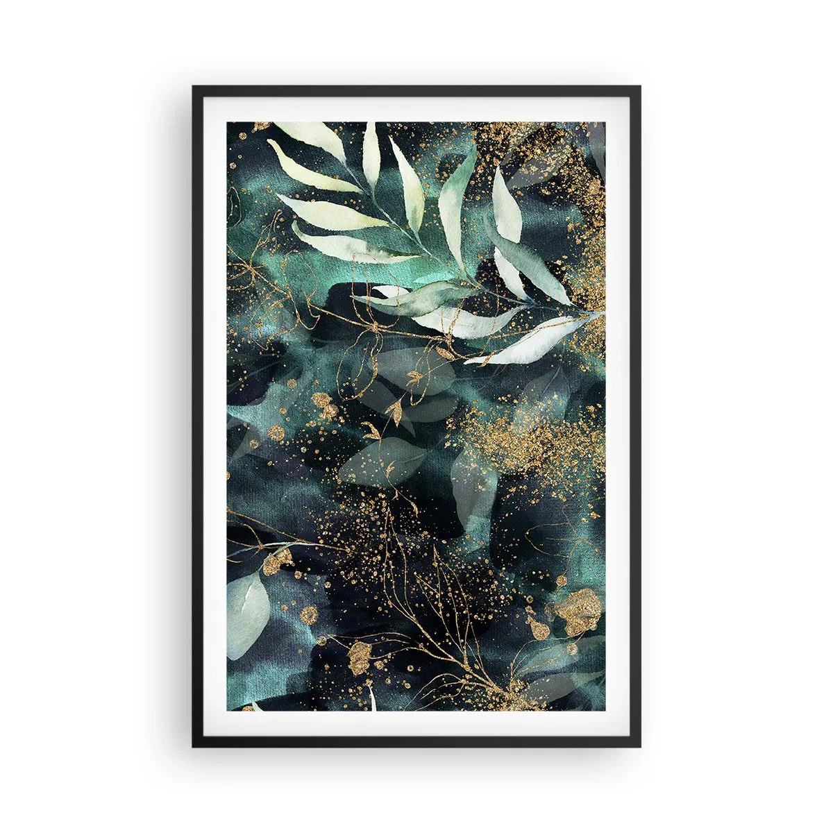 Plagát v čiernom ráme - Kúzelná záhrada - 61x91 cm