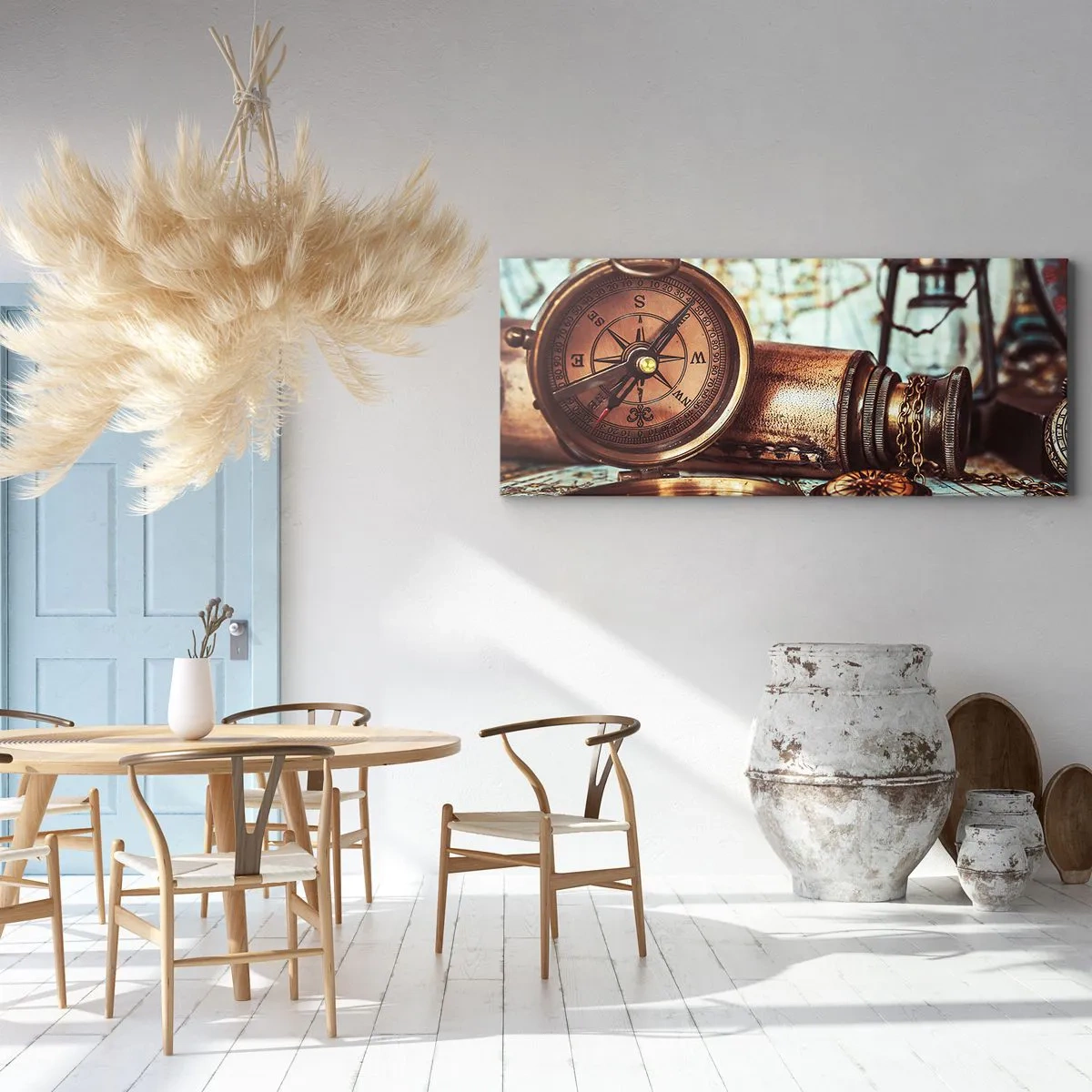 Obraz na plátne - Pirátske dobrodružstvo v Karibiku čaká - 120x50 cm