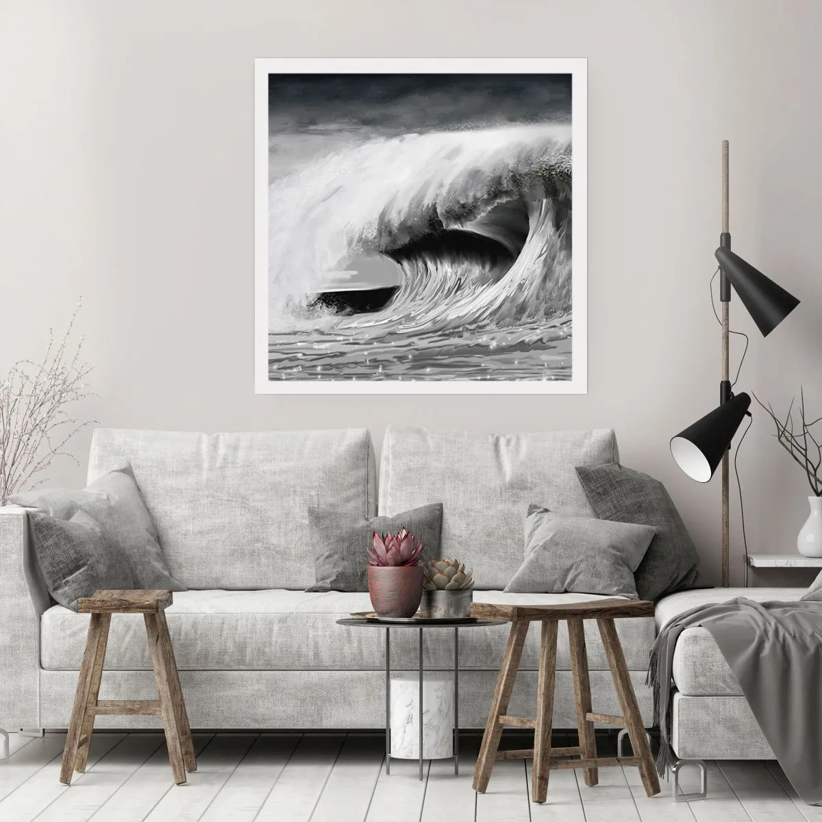 Plagát - Hnev oceánu - 30x30 cm