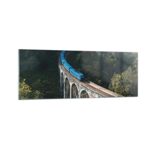 Obraz na skle - Príťažlivosť prírody - 140x50 cm