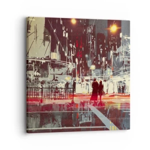 Obraz na plátne - Veľkomestská doprava - 30x30 cm