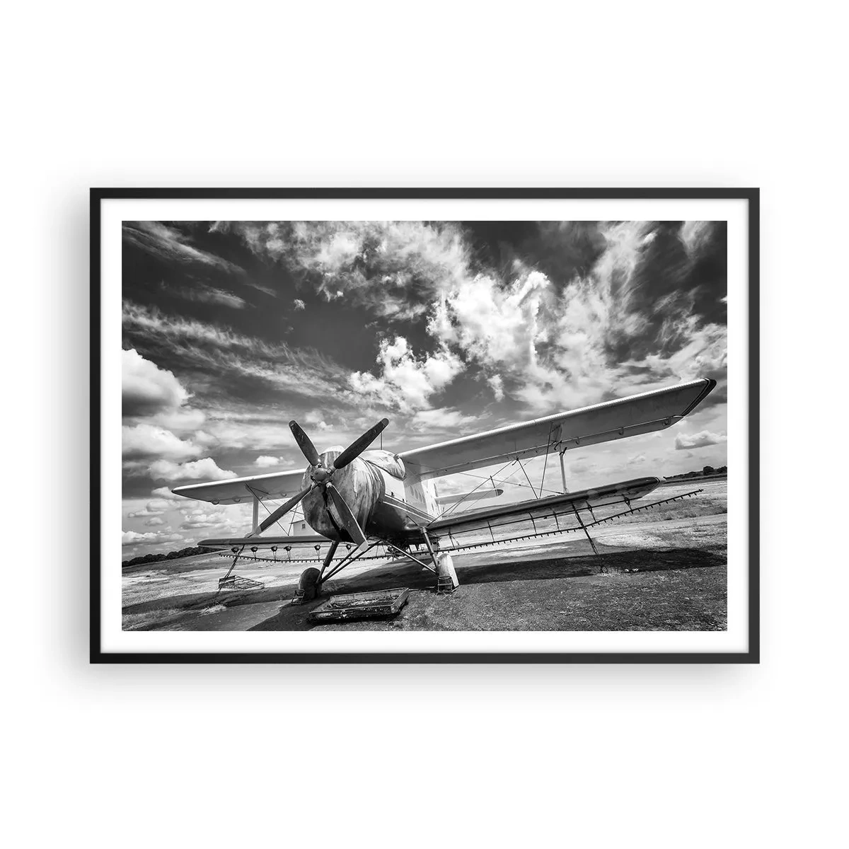 Plagát v čiernom ráme - Nemôžem sa toho dočkať! - 100x70 cm