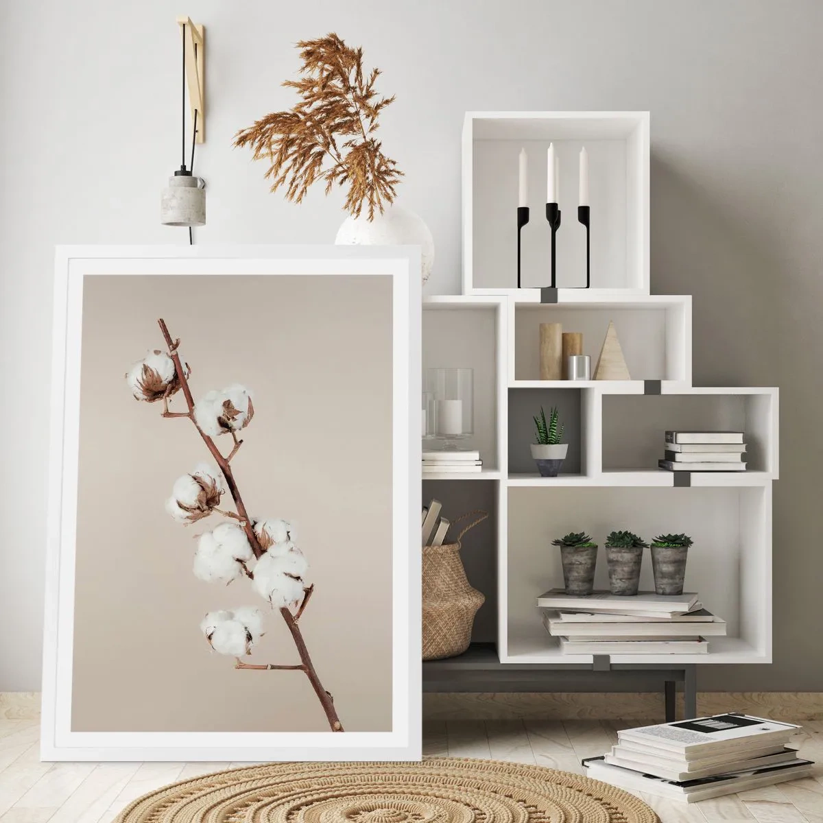 Plagát v bielom ráme - Pri zdroji mäkkosti - 61x91 cm