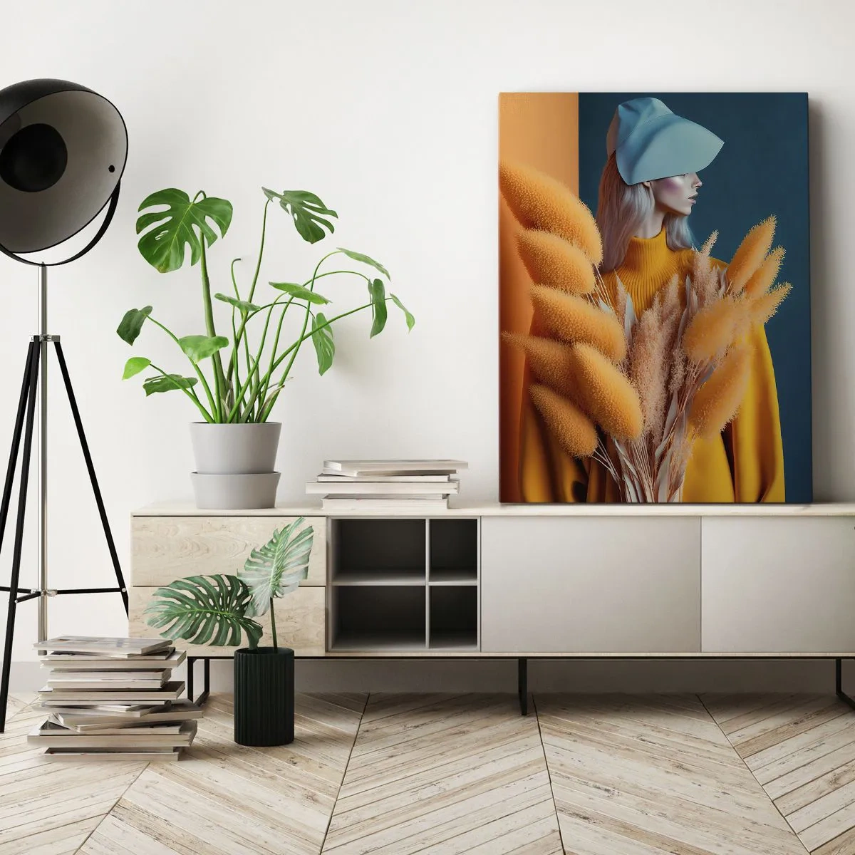 Obraz na plátne - Chlpatý portrét - 80x120 cm