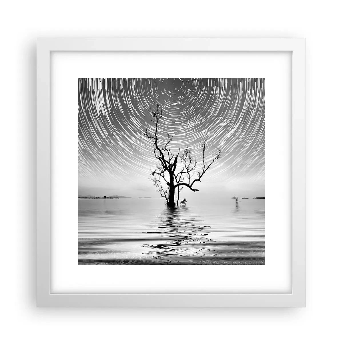 Plagát v bielom ráme - Symfónia prírody - 30x30 cm