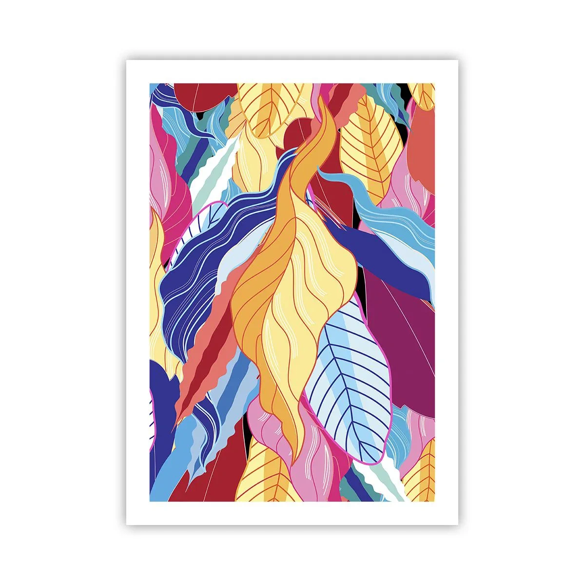 Plagát - Farebný neporiadok - 50x70 cm