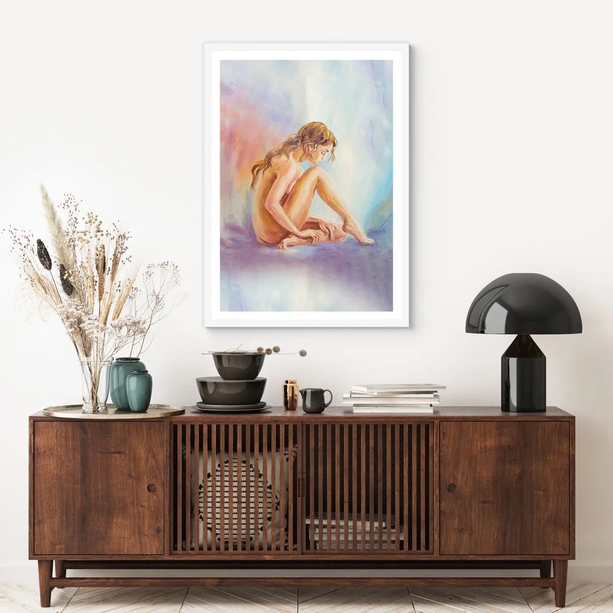 Plagát v bielom ráme - Akt mladosti - 70x100 cm
