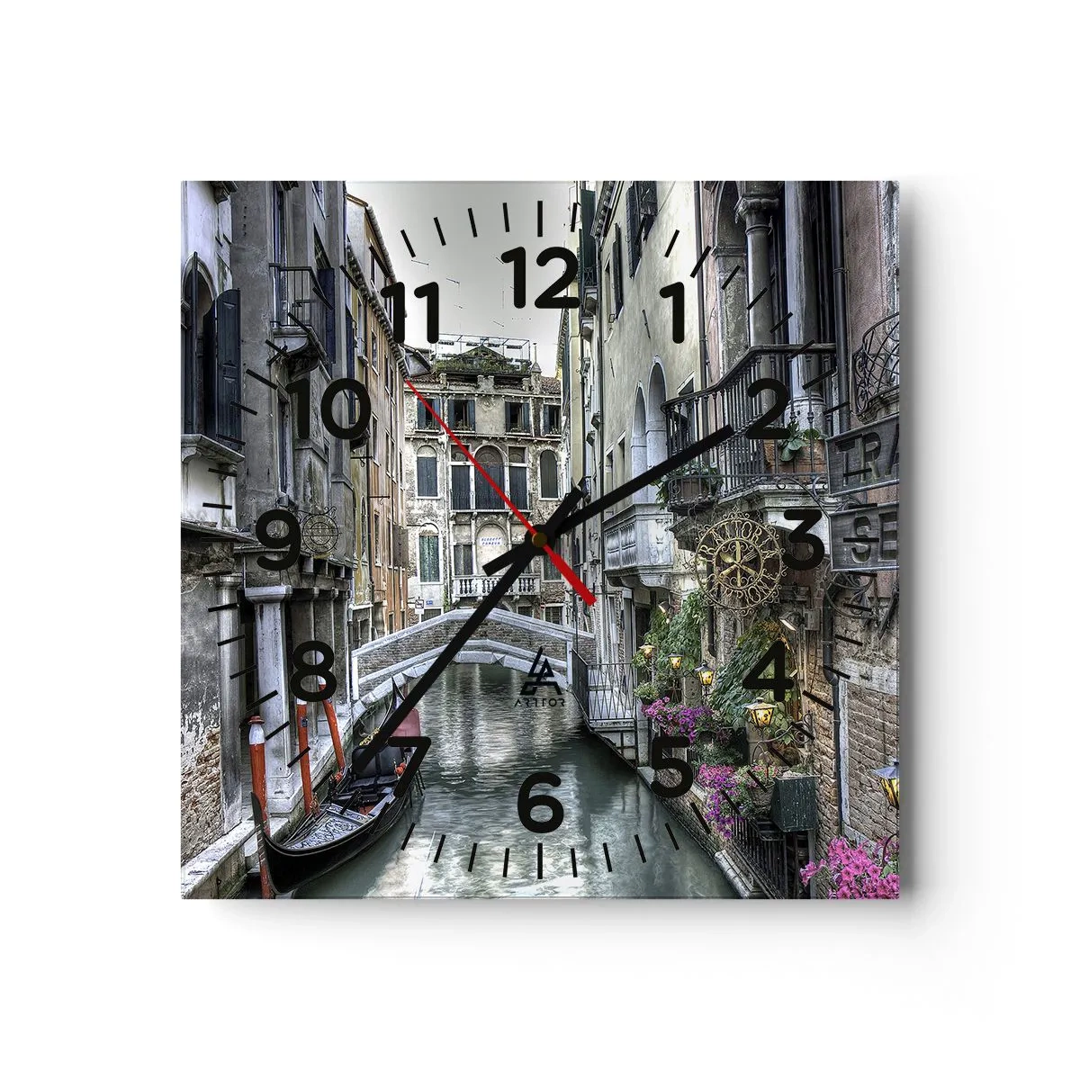 Nástenné hodiny - Od storočí v tichom zamyslení - 30x30 cm