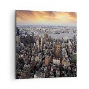 Obraz na plátne - Búšiace srdce našej doby - 50x50 cm