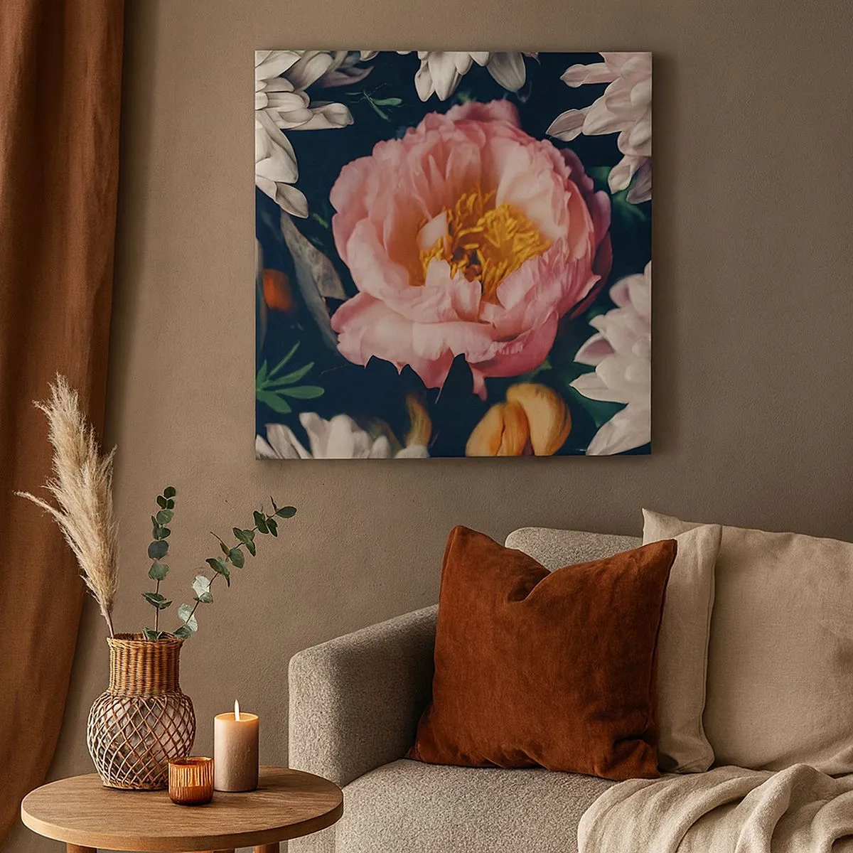 Obraz na plátne - S barokovým prepychom - 30x30 cm