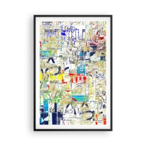 Plagát v čiernom ráme - Proste poteší oči - 61x91 cm