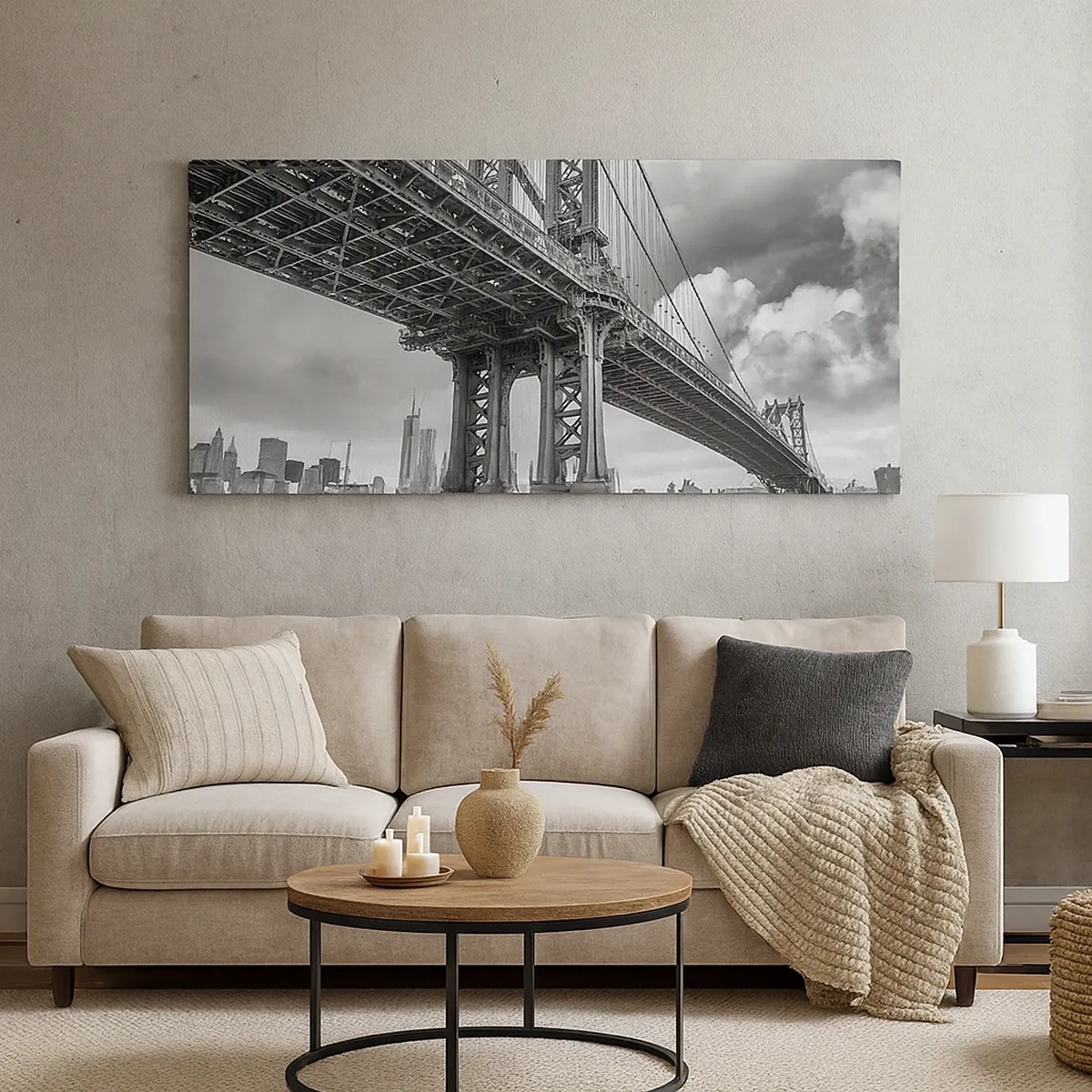 Obraz na plátne - Do srdca mesta - 30x30 cm