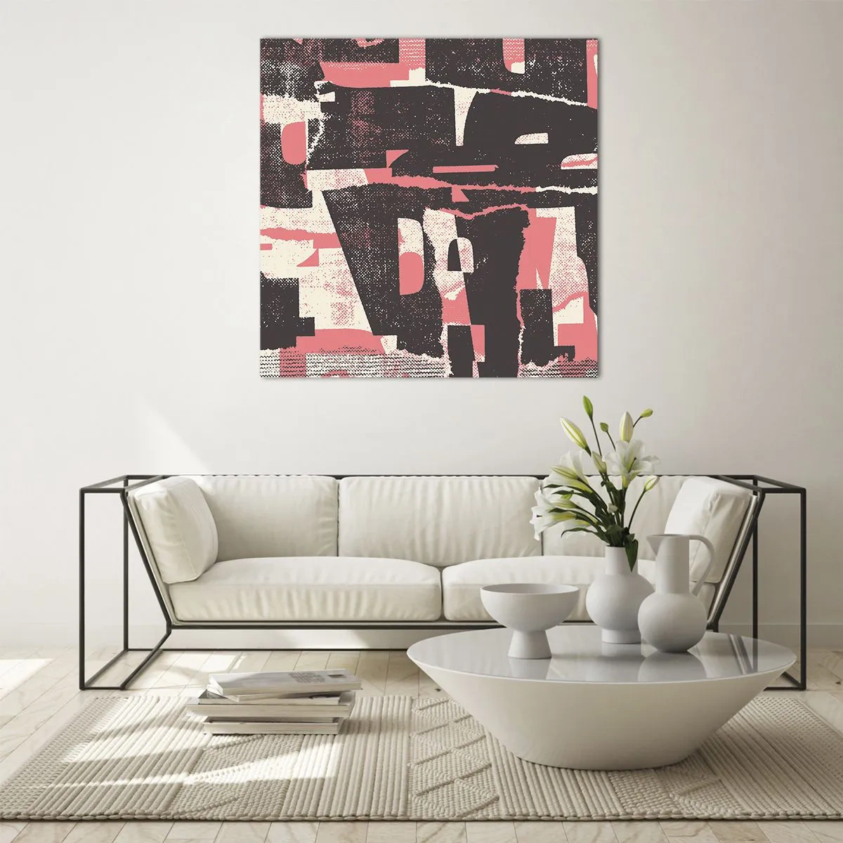 Obraz na skle - Celý tento zhon - 60x60 cm