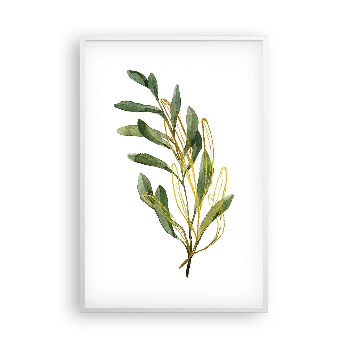 Plagát v bielom ráme - Všetko, čo je dobré - 61x91 cm