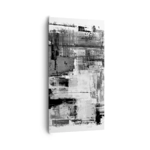 Obraz na plátne - Sivé je krásne - 65x120 cm