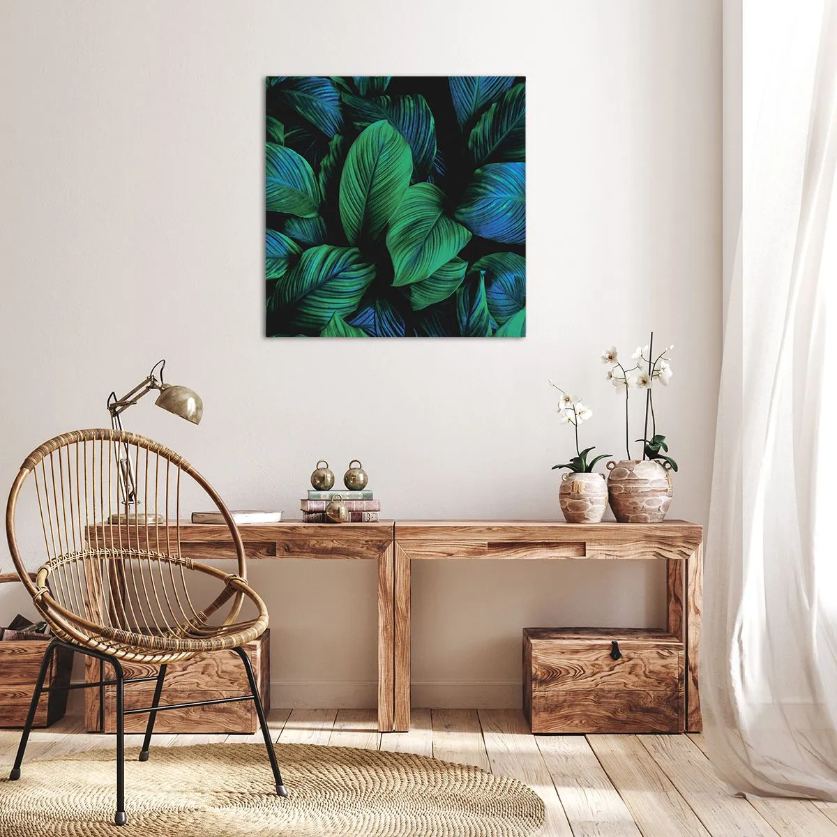 Obraz na plátne - V zelenom dave - 40x40 cm