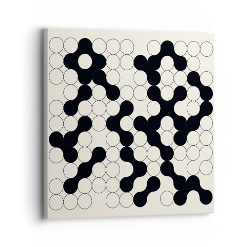 Obraz na plátne - Čínska hra – variácia - 30x30 cm