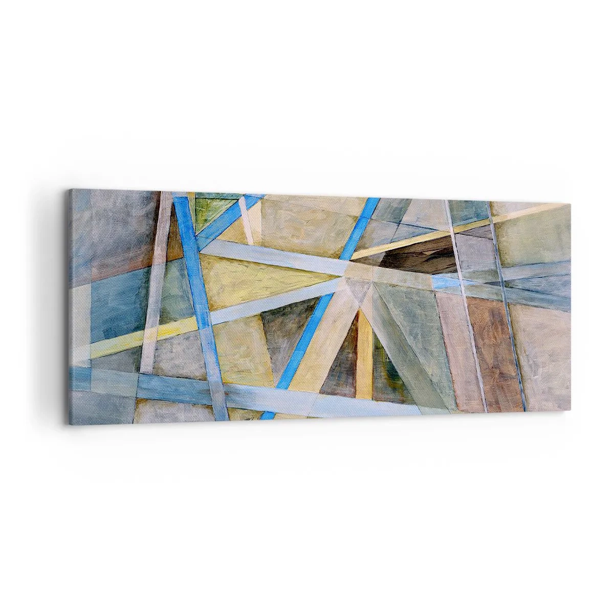 Obraz na plátne - Priamo alebo diagonálne? - 120x50 cm