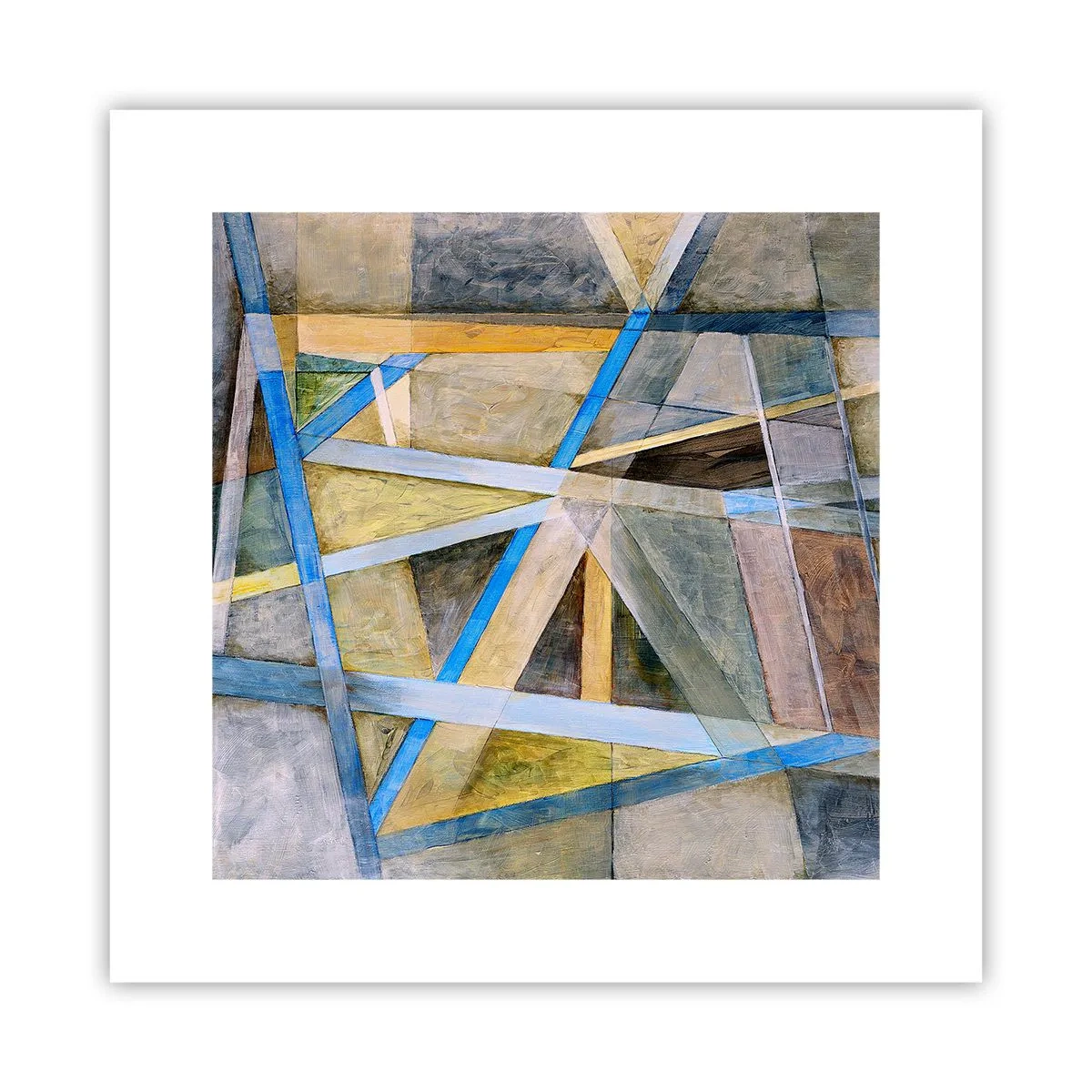 Plagát - Priamo alebo diagonálne? - 30x30 cm