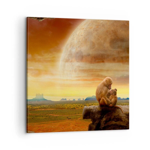 Obraz na plátne - Láska je všade rovnaká - 60x60 cm