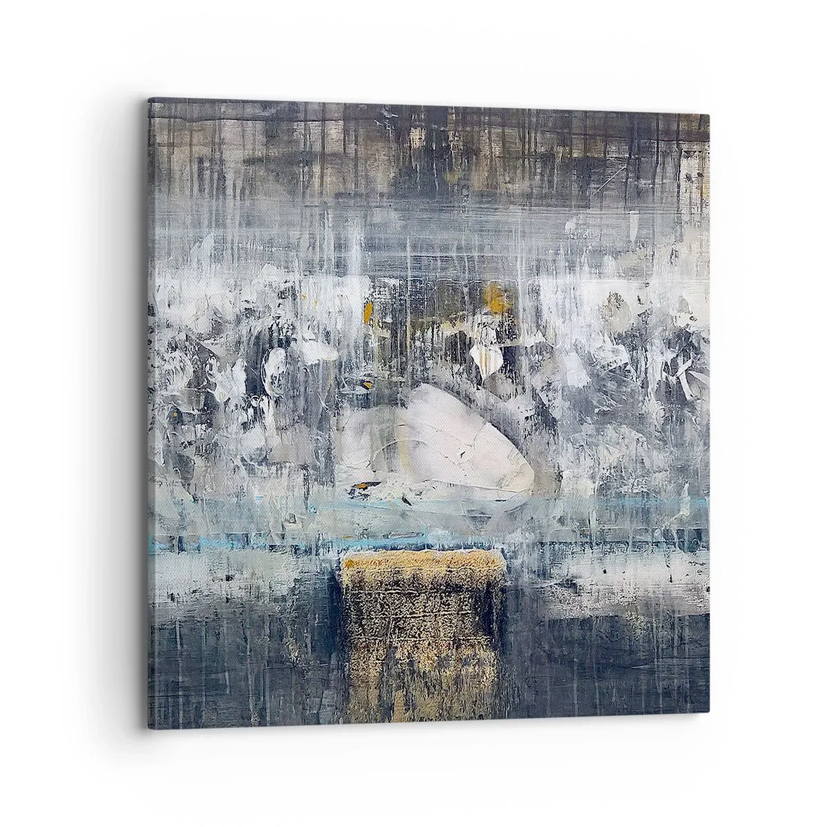 Obraz na plátne - Ako na ľade, tak aj na hrude - 70x70 cm