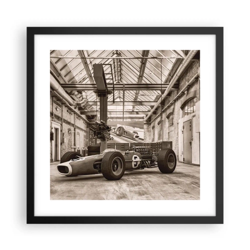 Plagát v čiernom ráme - Odpočinok víťaza - 40x40 cm