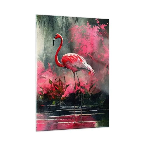 Obraz na skle - Hodiny prírodného kúzla - 50x70 cm