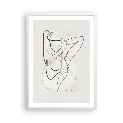 Plagát v bielom ráme - Umenie zvádzania - 50x70 cm
