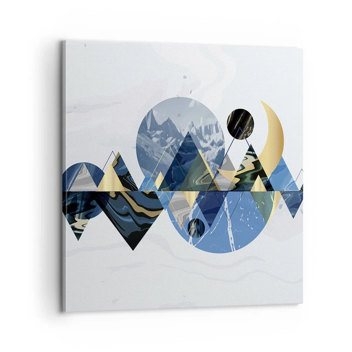 Obraz na plátne - Geometrická krajina - 60x60 cm