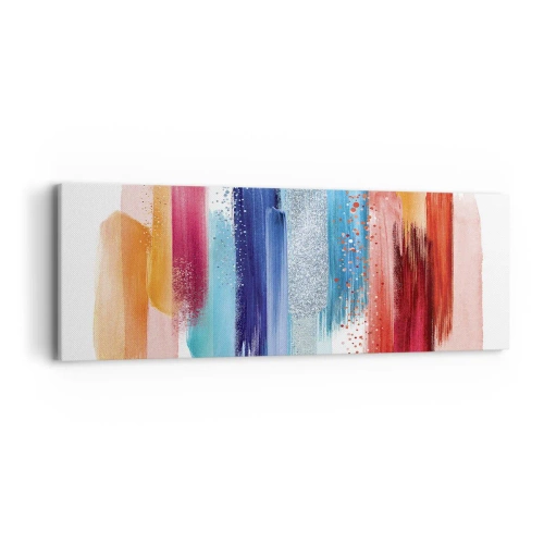 Obraz na plátne - Hore a dole - 90x30 cm
