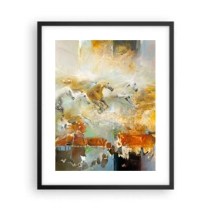 Plagát v čiernom ráme - Cvála svetlom - 40x50 cm