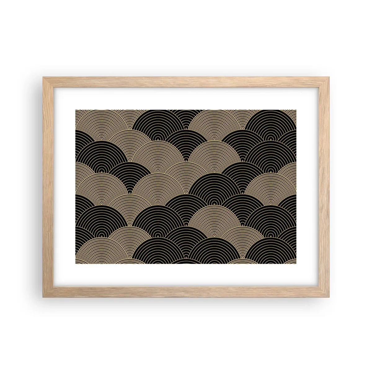 Plagát v ráme zo svetlého duba - Jednota v mnohosti - 40x30 cm