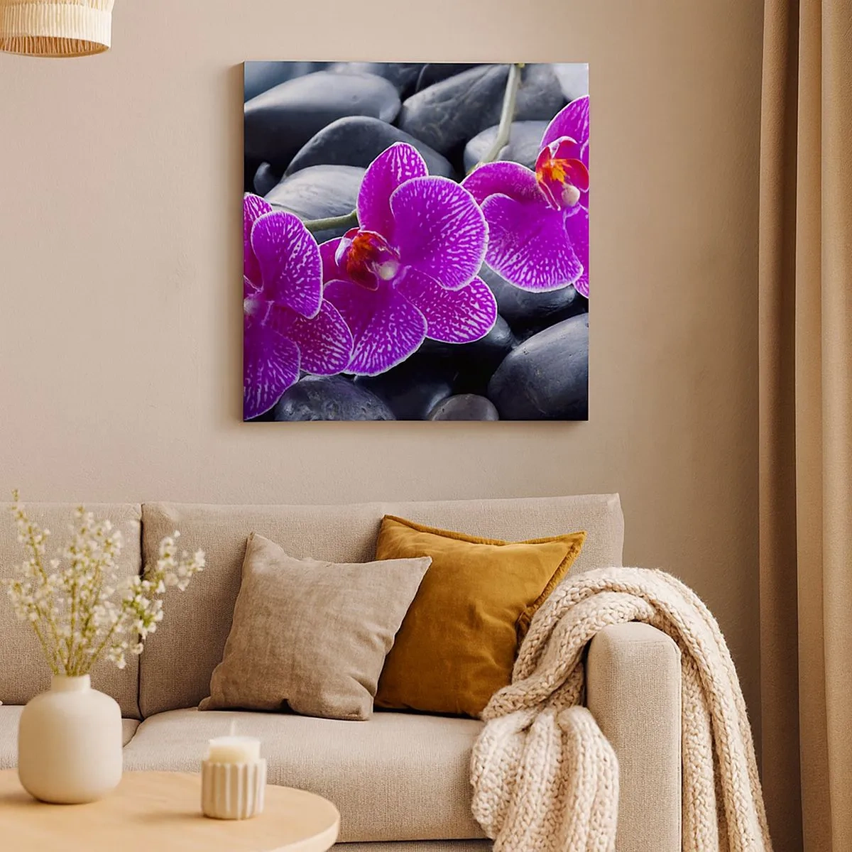 Obraz na plátne - Kamene sa rozžiarili nadšením - 30x30 cm