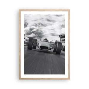 Plagát v ráme zo svetlého duba - Toto je sila! - 50x70 cm