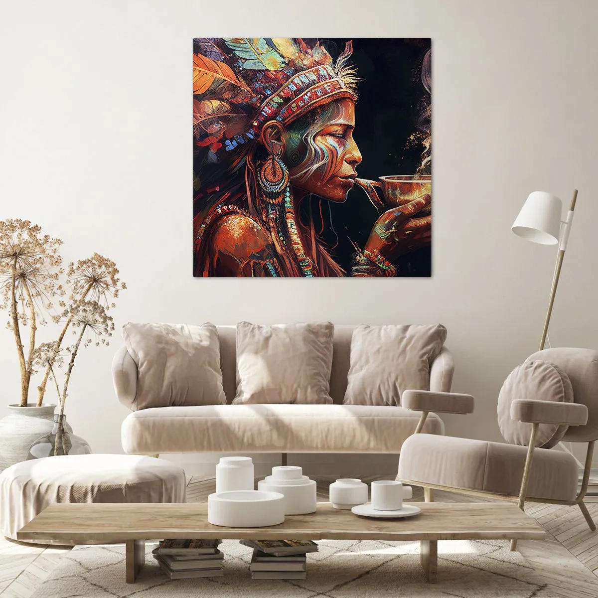 Obraz na plátne - Magický rituál - 70x70 cm